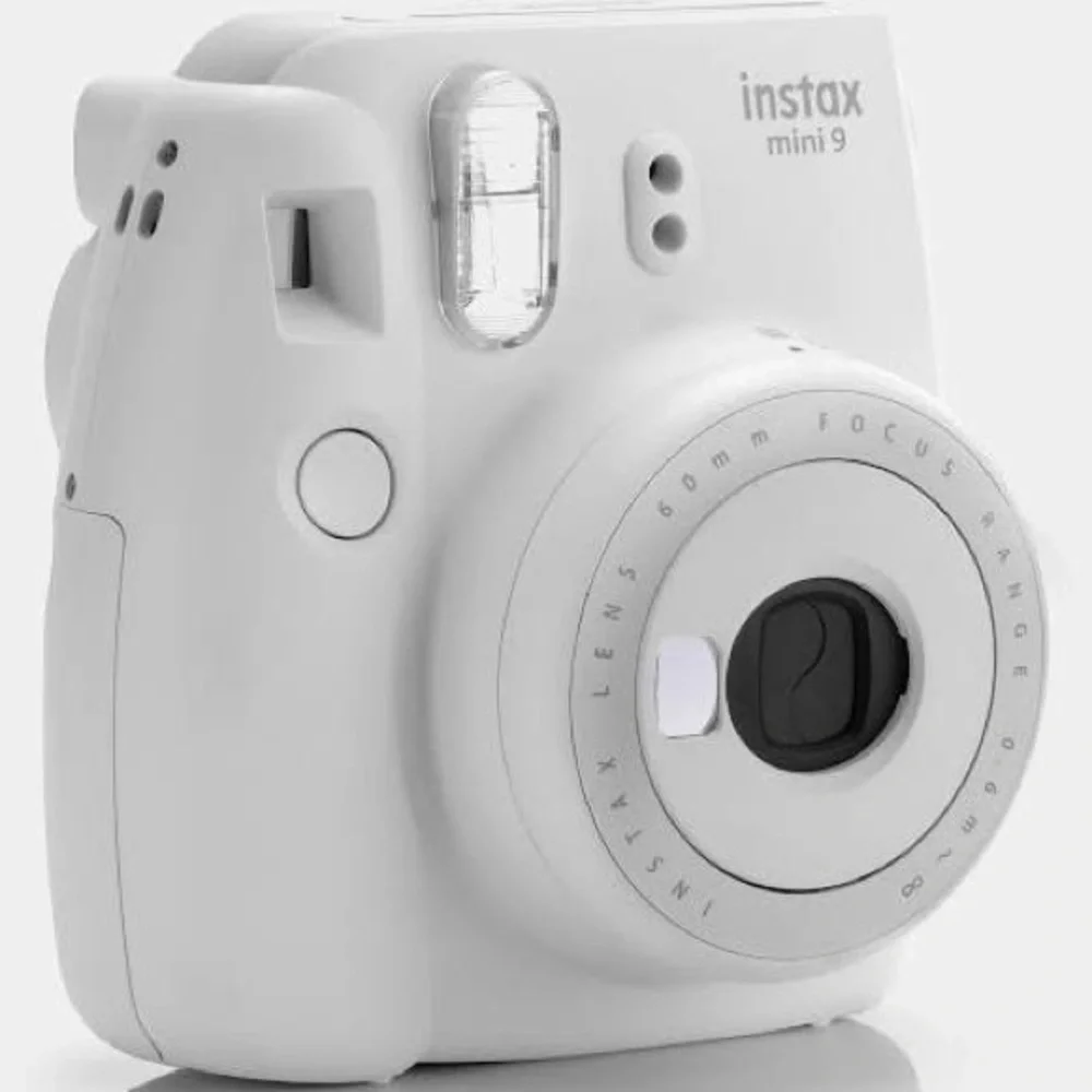 Fujifilm Instax Mini 9 Instant Camera, Smokey White